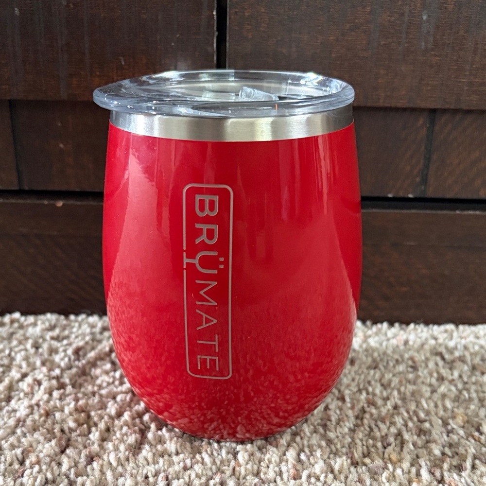 BrüMate Red Insulated Wine Uncork’d